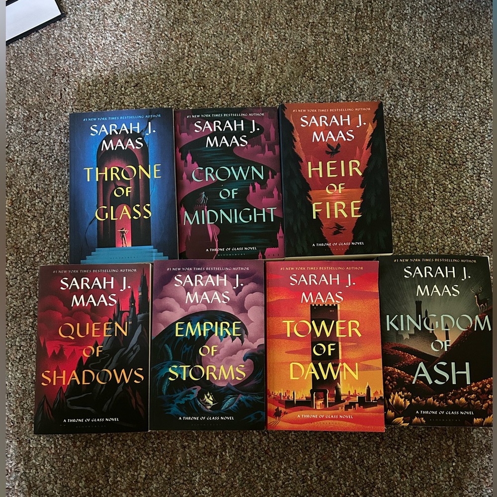 Throne of glass books 1-7